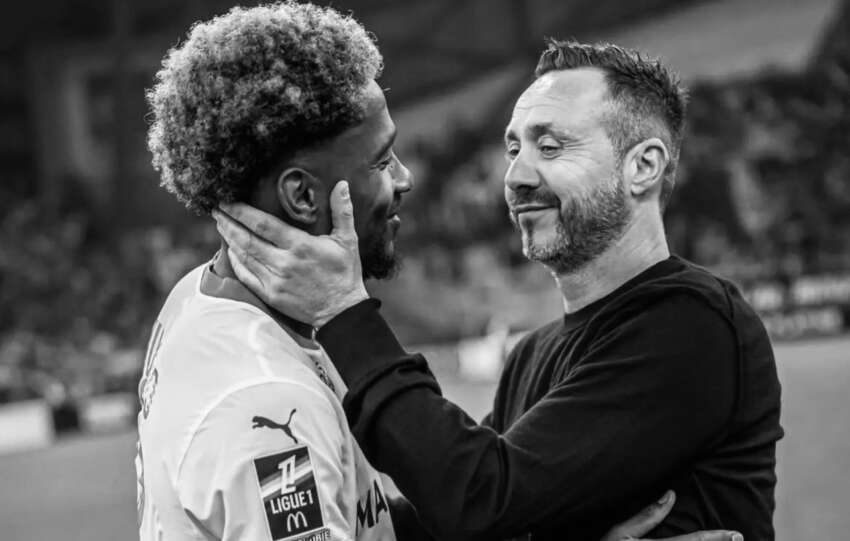 De Zerbi se llevó bien con Amir Murillo...